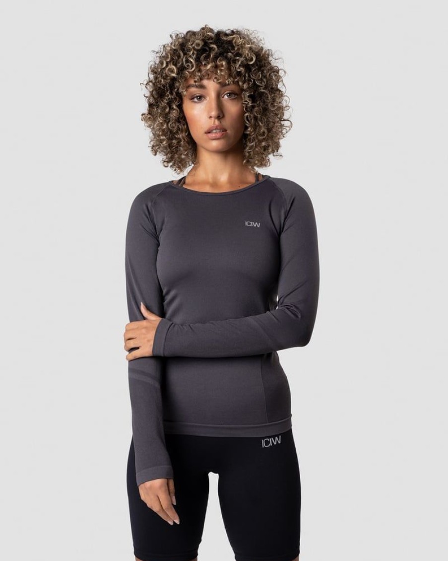 Naiset ICIW Seamless | Everyday Seamless Ls Graphite