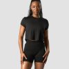 Naiset ICIW T-Paidat | Rush Cropped T-Shirt Black